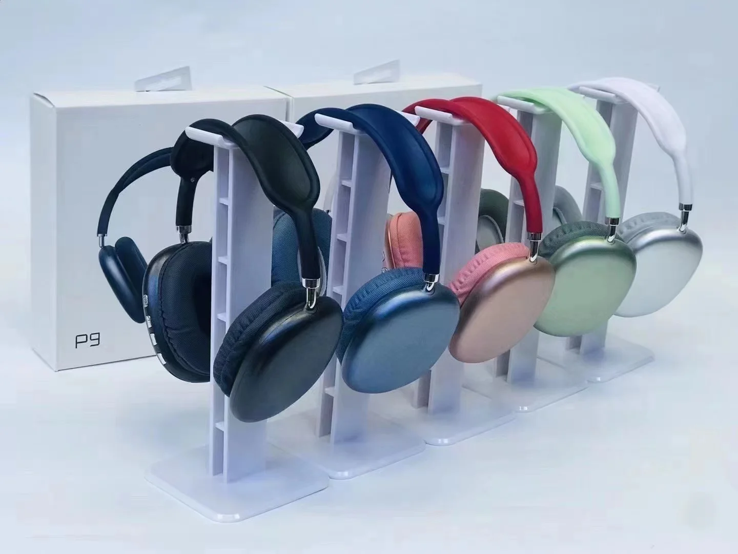 Gerripuer Factory Ready to ship Hot sale P9 Wireless Stereo Bulk Headphone