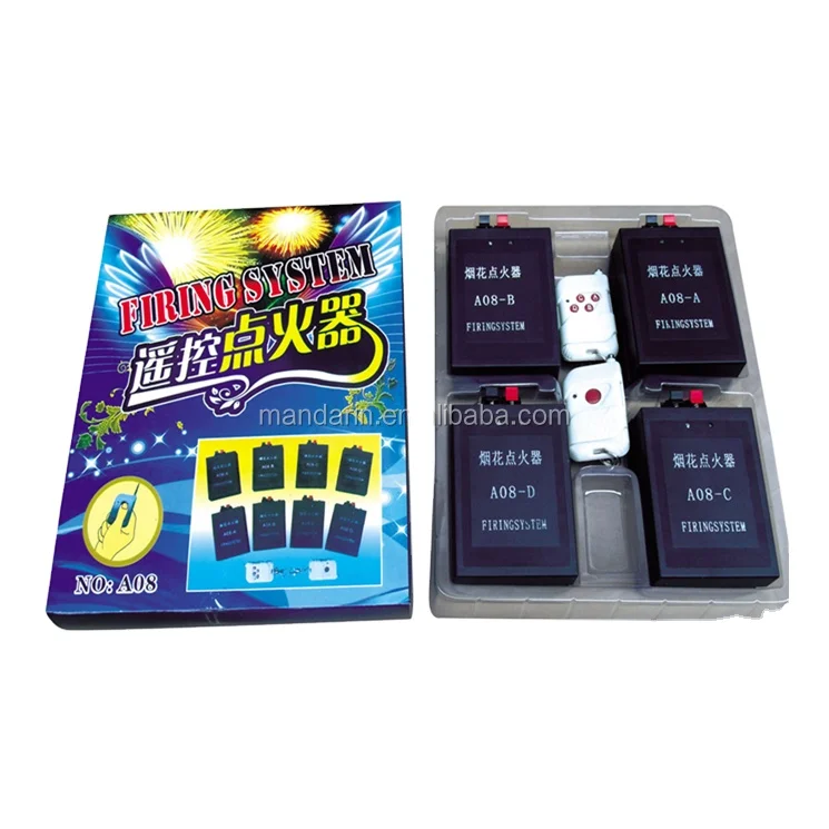 A08 восемь 8-канальный сетевой видеорегистратор Китай Люян пиротехническая запальная акриловые фонтаны Фейерверк стрельбы системы