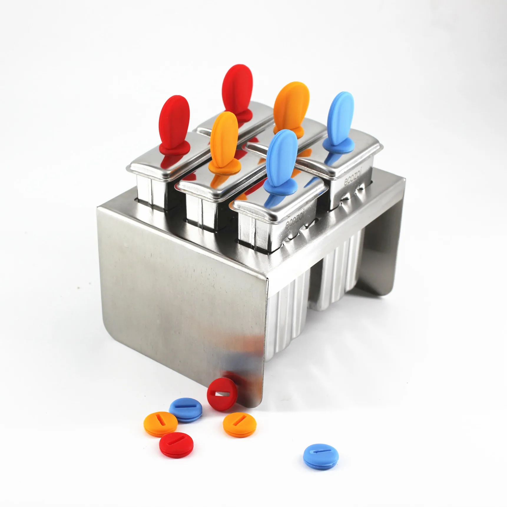 Factory Wholesale Ice Cream Molds Holder Popsicle Mold MINI Stainless steel candy popsicle cake mold