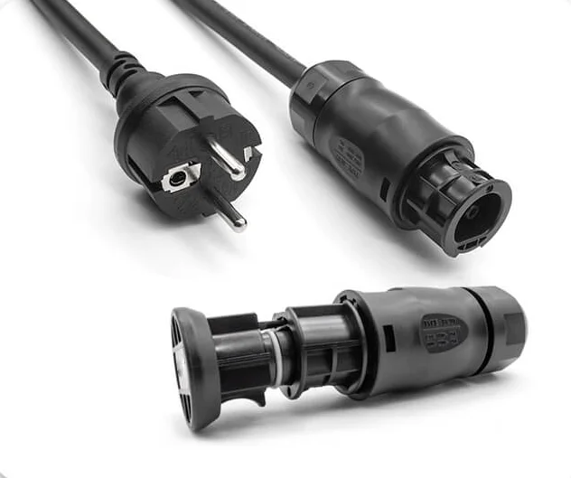 High Quality Ip68 Waterproof Dustproof Micro Inverter Wiring Harness Easy-To-Connect Power Cables For Solar Panel Micro Inverter