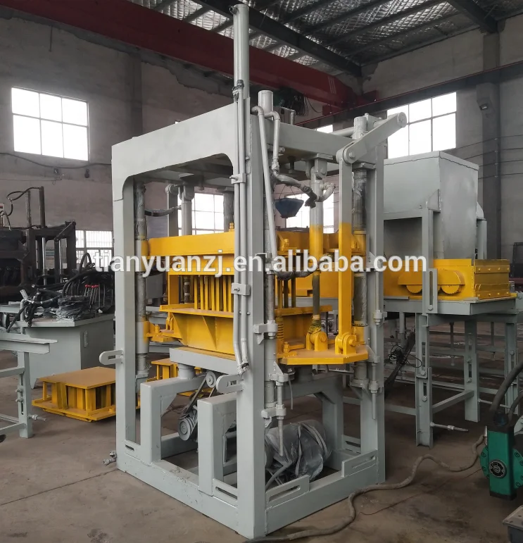hollow paving block machine/concrete paver manufacturer QTY3-20 hydraulic brick press