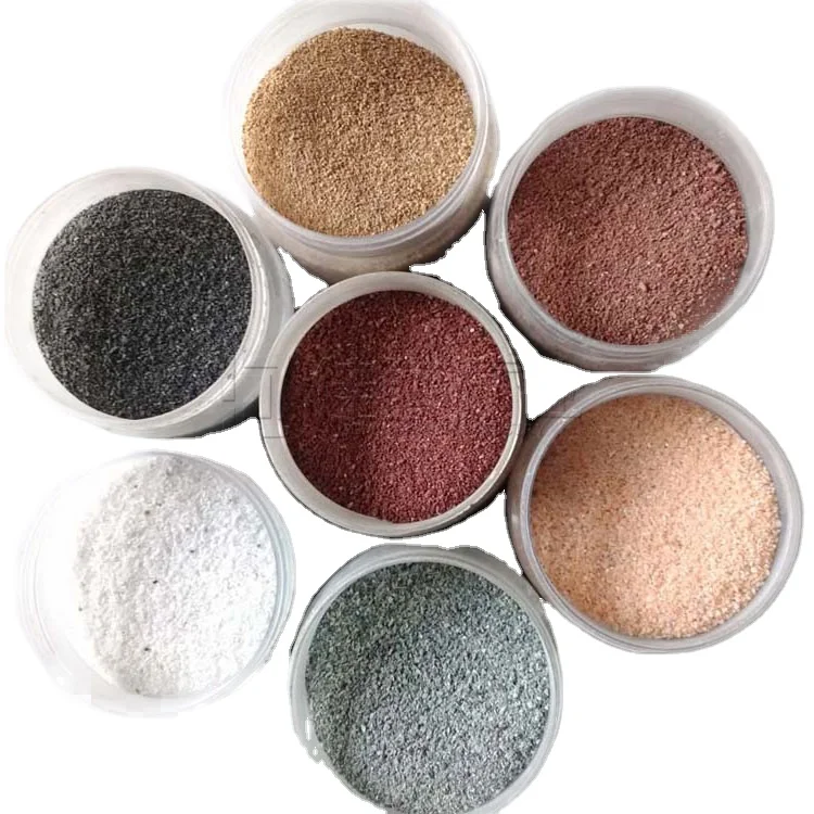 Конкурентоспособная заводская цена, цветной песок, натуральный Гладкий цветной песок для пигмента