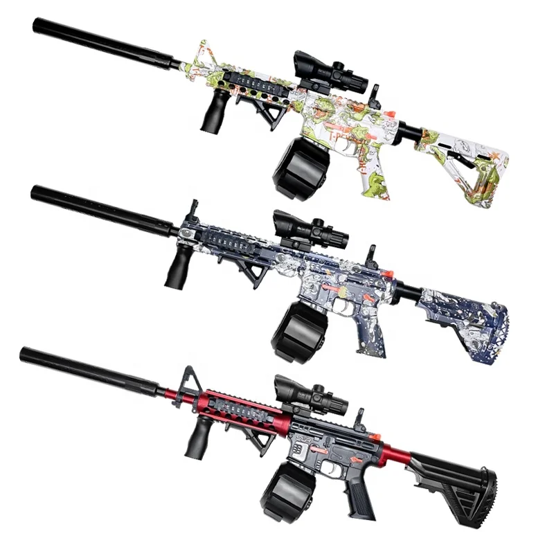 M4A1 гелевый шар игрушечный пистолет ручной и автоматический разбрызгиватель бластер с водяными бусинами для мальчиков взрослых стрельба игра