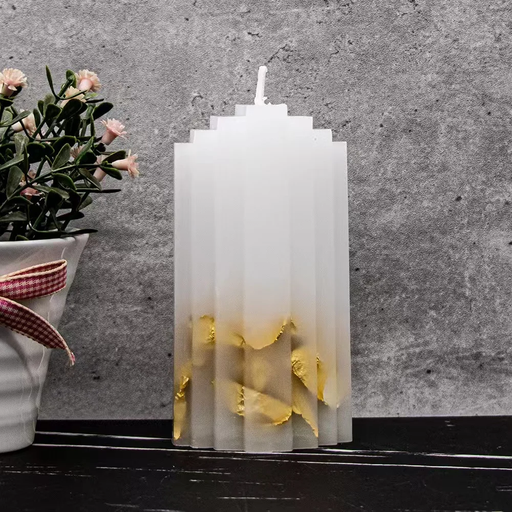 Hot sales  Gold Foil Candle Making  DIY Gold Copper Foil Candle Gold Foil