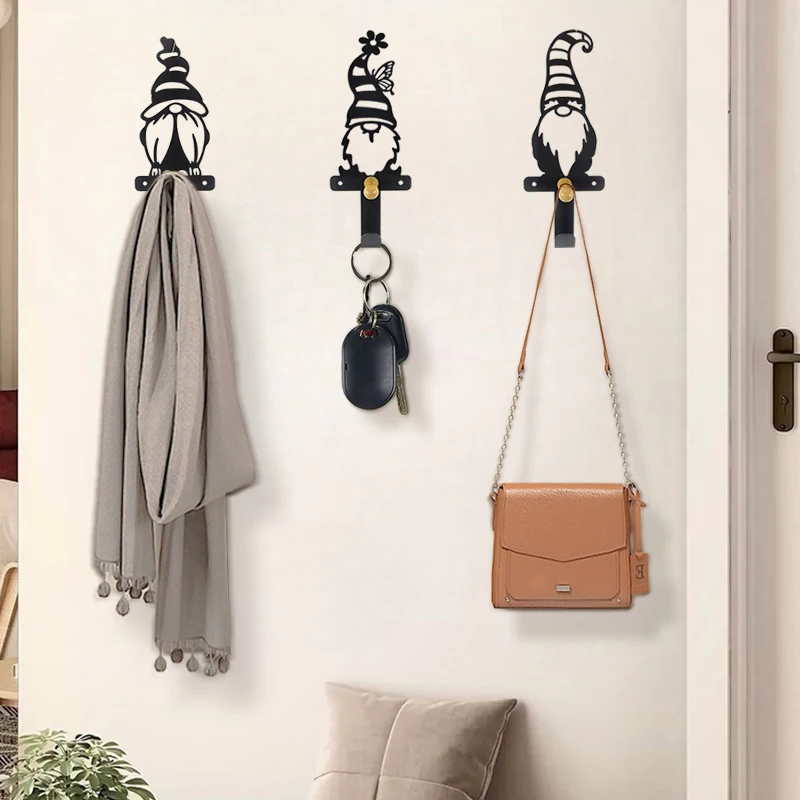 Wholesale Customized Color Metal Hanging Hooks Best Selling Creative Design Key Chain Hooks Holder