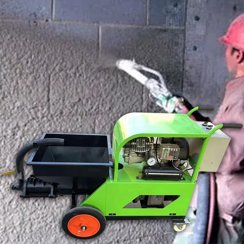 Multifunctional Cement Mortar Spraying Machine Electric Diesel Mini Stucco Pump Cement Sand Mortar Spraying Machine