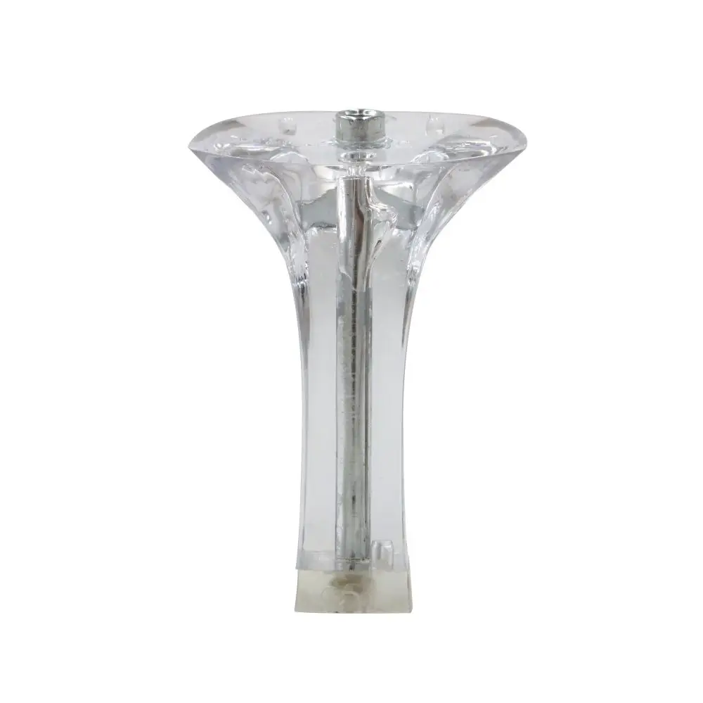 New design transparent crystal PC heel for sandals wedding shoes