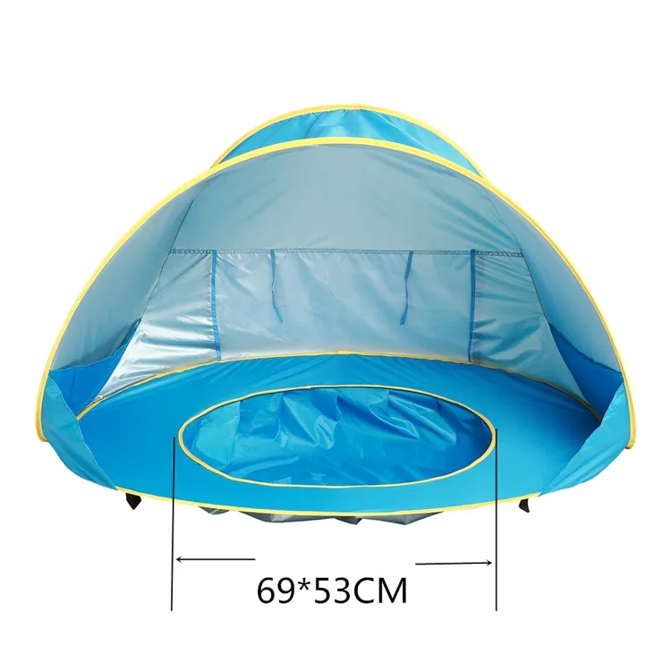 pop up kids tent eco-friendly material baby beach tent for sale