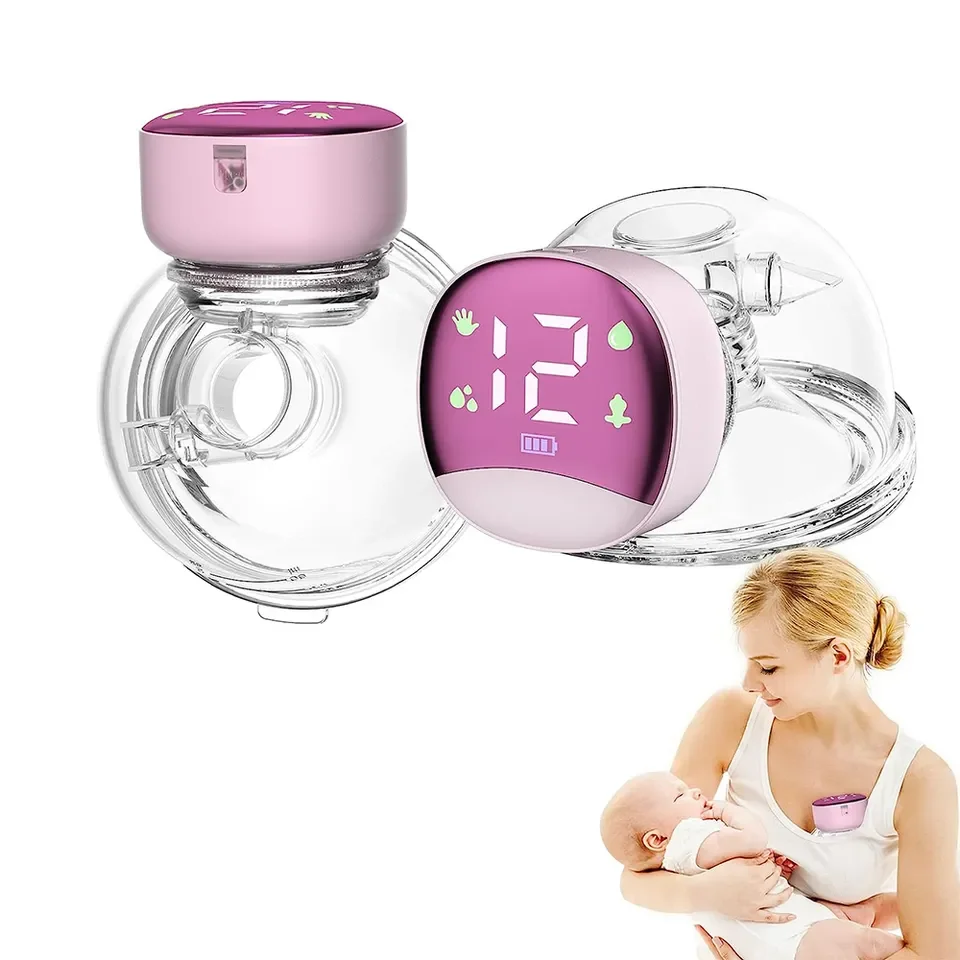 wholesale electronic milk extractor with ultra quiet rechargeable motor liquid reflux prevention silicone valve chest pump