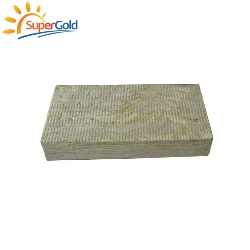 SuperGold building materials fireproof rock wool board 150mm 100kg/m3 rock wool for construction