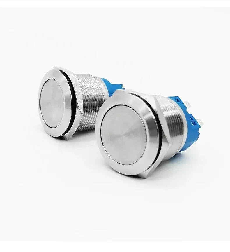 22mm  on off waterproof push button oven switch   with LED light Latching