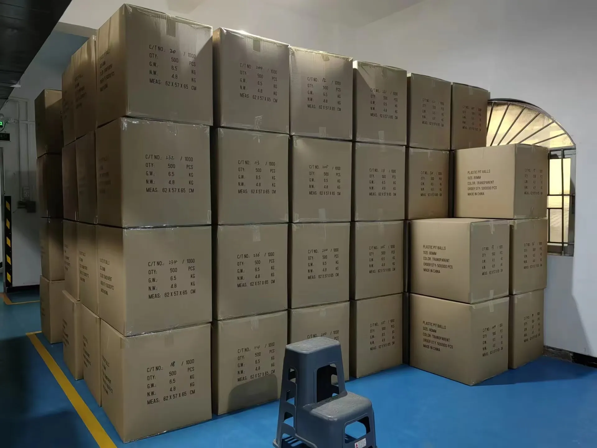 China OEM Factory Wholesale Plastic Transparent Clear Color Million Children Play Pool & Pit Ocean Balls