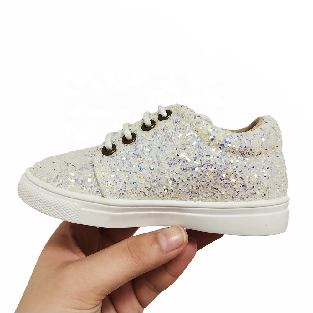 Outdoor Toddler Glitter Shoes Girls Run Sport Children Sneakers with Bling Sequins Shoe