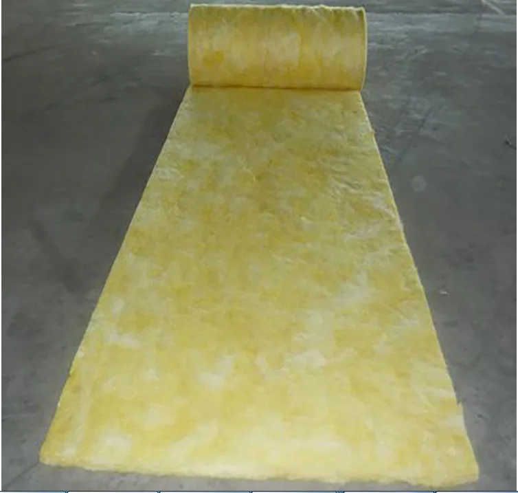 Glass Wool Heat Insulation Materials Sound Isolation Glass Wool For Air Condition Duct