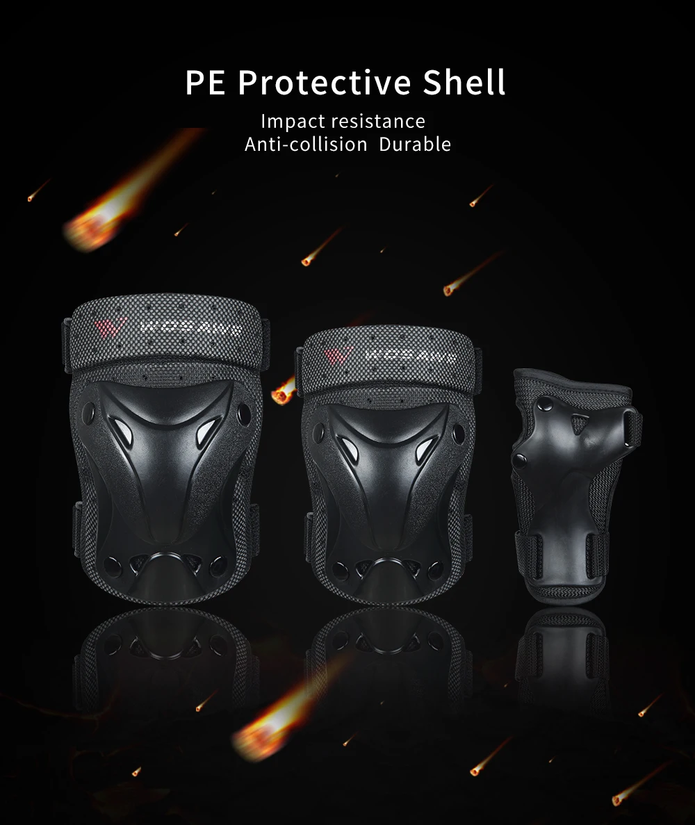 WOSAWE Kids Sports Elbow Knee Pads Boy Girl Youth Body Protect Vest Armor Child Motocross Chest Spine Protection Gear Knee Guard