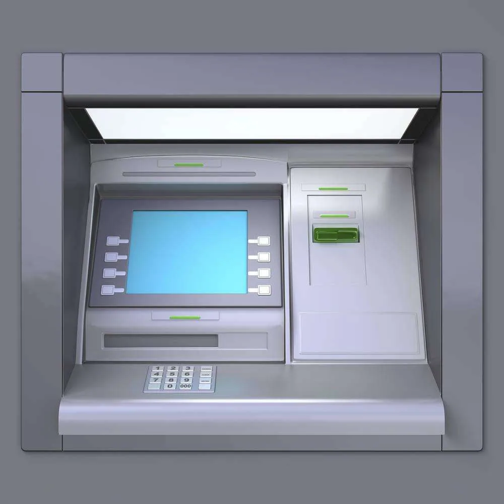 
High quality 19inch screen wall through ATM with card reader 