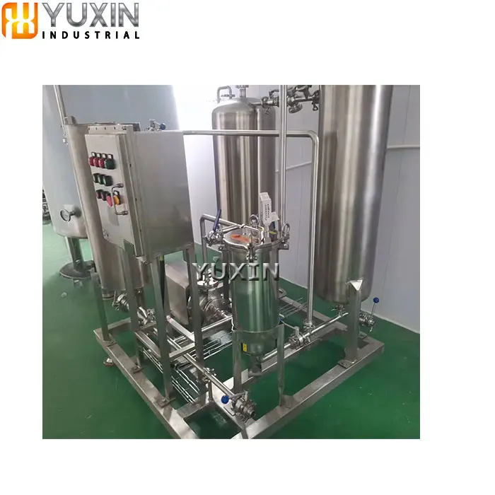 Juice cross flow liquid wine membrane microflitration filtering machine for clarify beverage liquid