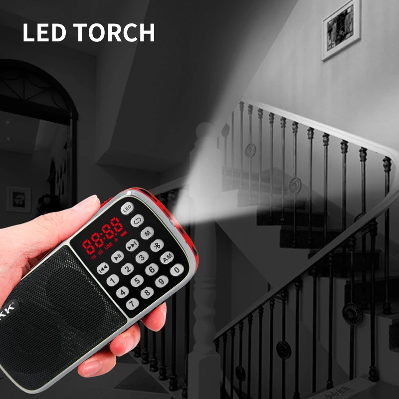 AM FM Music Player Portable Radio with bluetooth (L-088)