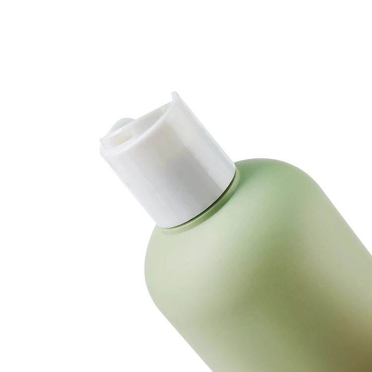 100ml 200ml 300ml 500ml cosmetic green frosted sunscreen squeeze shower gel body wash shampoo lotion pump hdpe plastic bottle