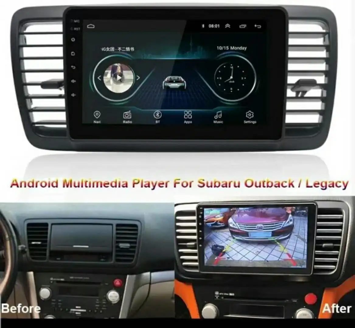 Wholesale Android10.0 Screen Car Radio DVD Player GPS for Subaru Legacy Outback 2004-2009 with WIFI Carplay Playstore