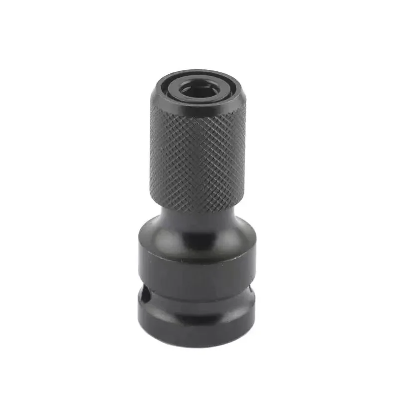 High Grade Drill Chuck Drive Converter Impact Tool Socket Adapter Wrench Chrome 1/2 Inch Square To 1/4 Inch Hex Wrench Connector
