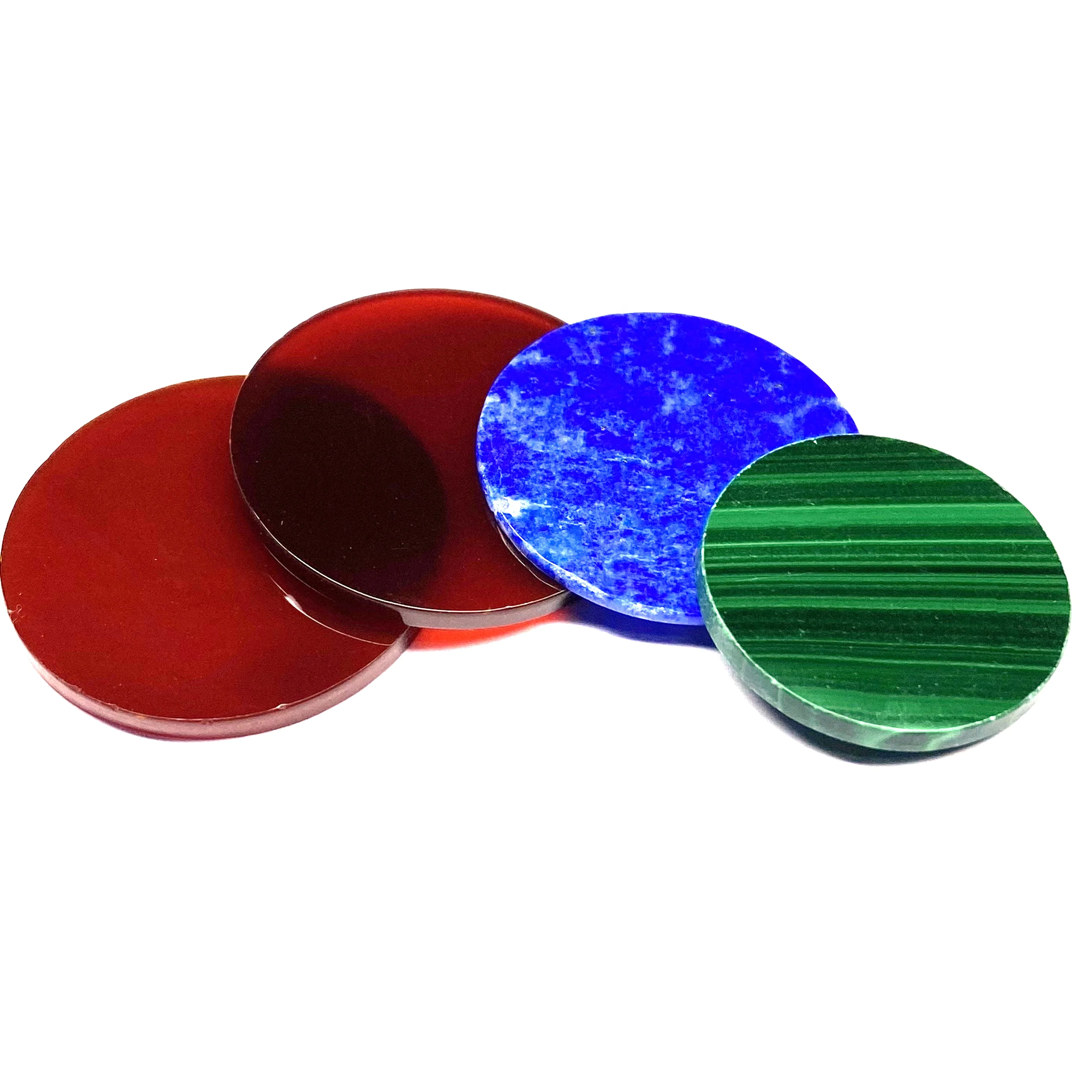 Sincere Jewelry Natural Mother of Pearl Round Shape discs MOP Shell slices  Gemstone