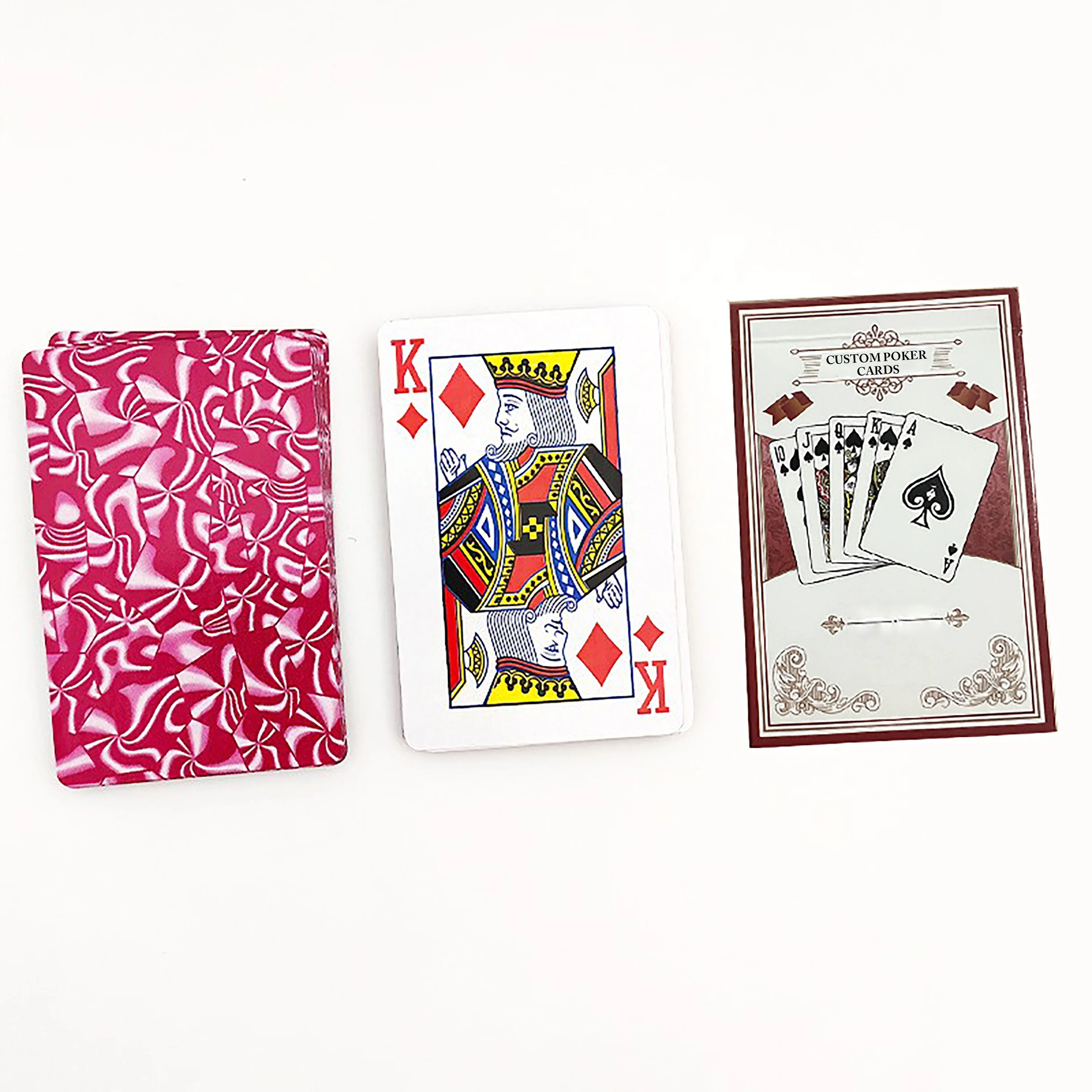 Poker Action in 2024 OEM/ODM Custom Highs Takes Poker Cards Collector World Serie of Poker
