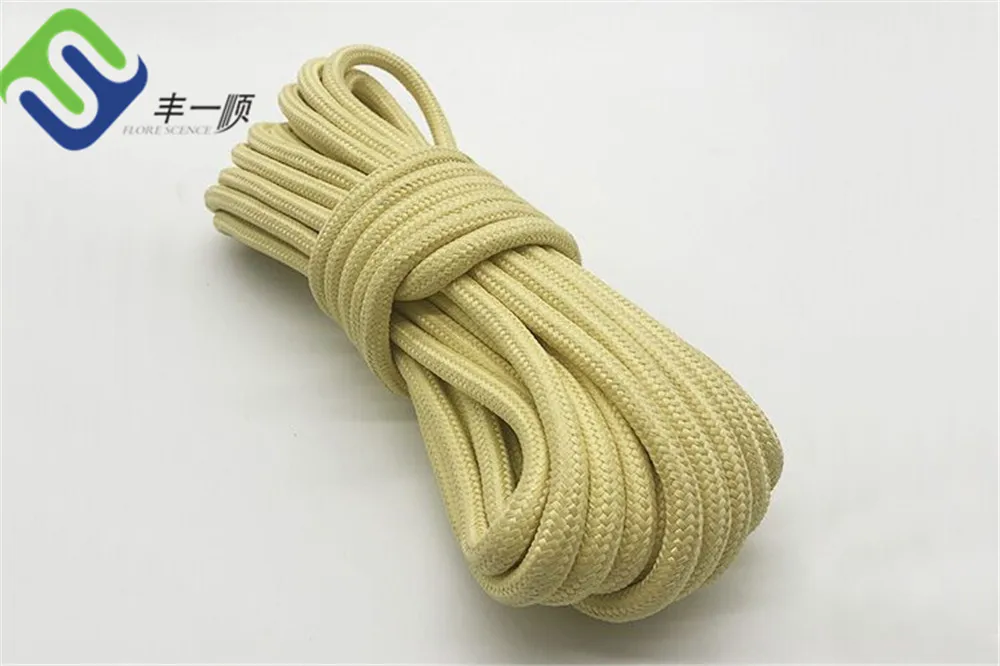 High Strength Fireproof Safety Abrasion Resistant Aramid Braided Fire Cord