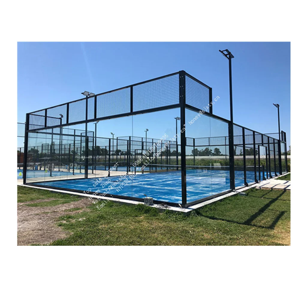 Professional Sport Field Tennis Court Equipment with Steel Fence Cage