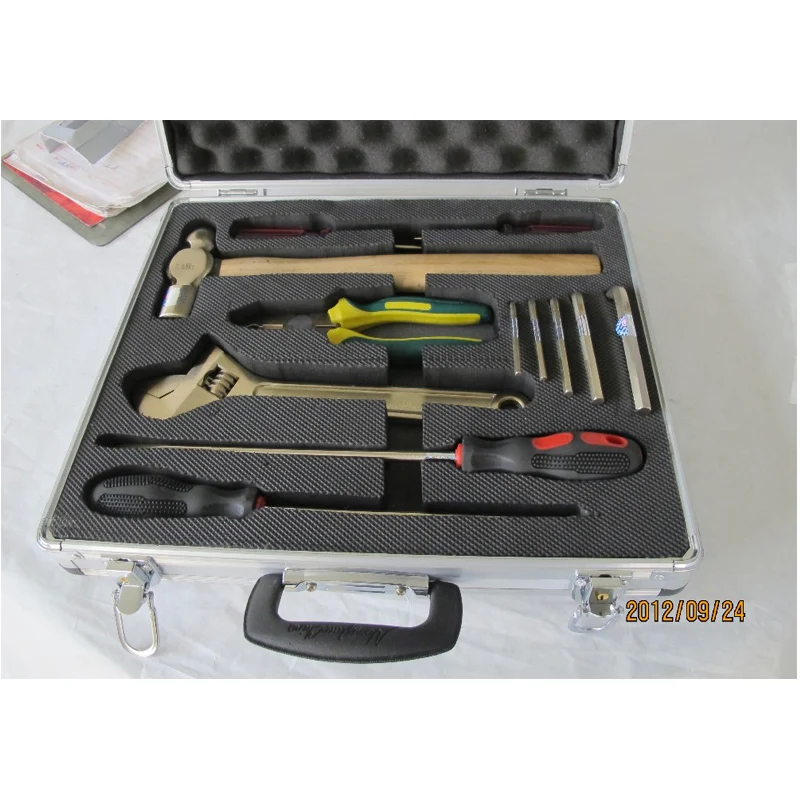 
Factory Hebei SIKAI Non-sparking tool sets -12pcs Aluminum bronze alloy 