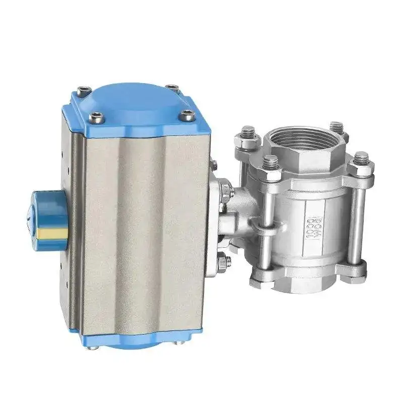 High Quality Pneumatic Actuator Operated Stainless Steel PN16 Pressure Hydraulic Ball Valve