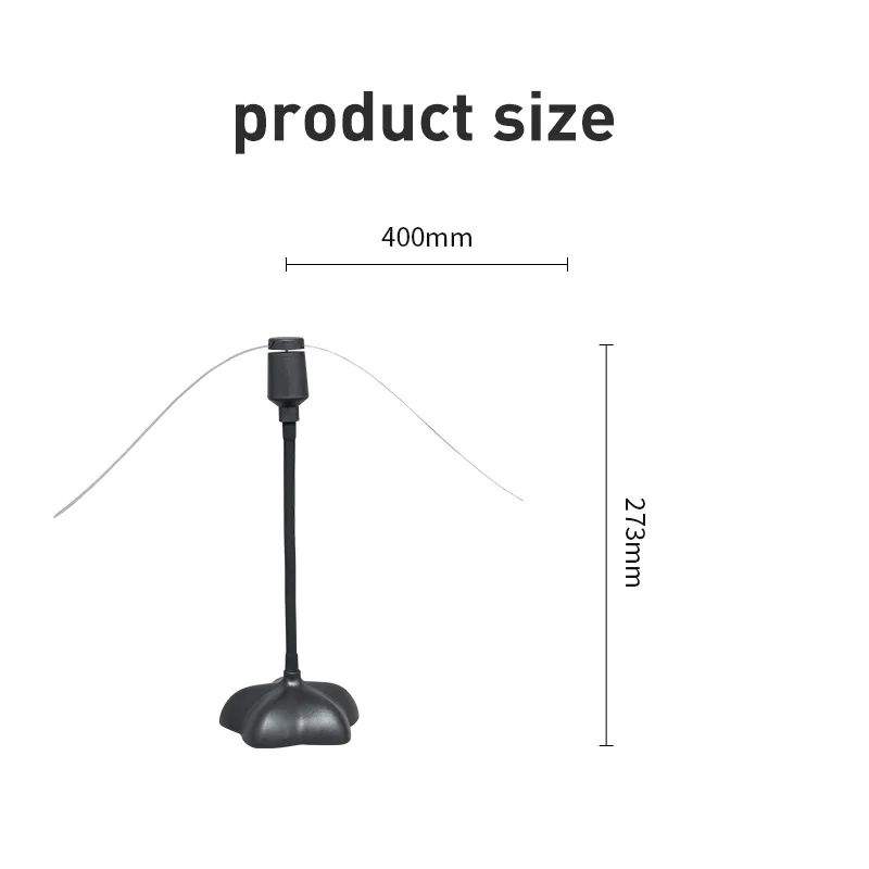 High Quality Bendable Battery Driven Flies Fan for Food, Fly Fan Repeller Trap