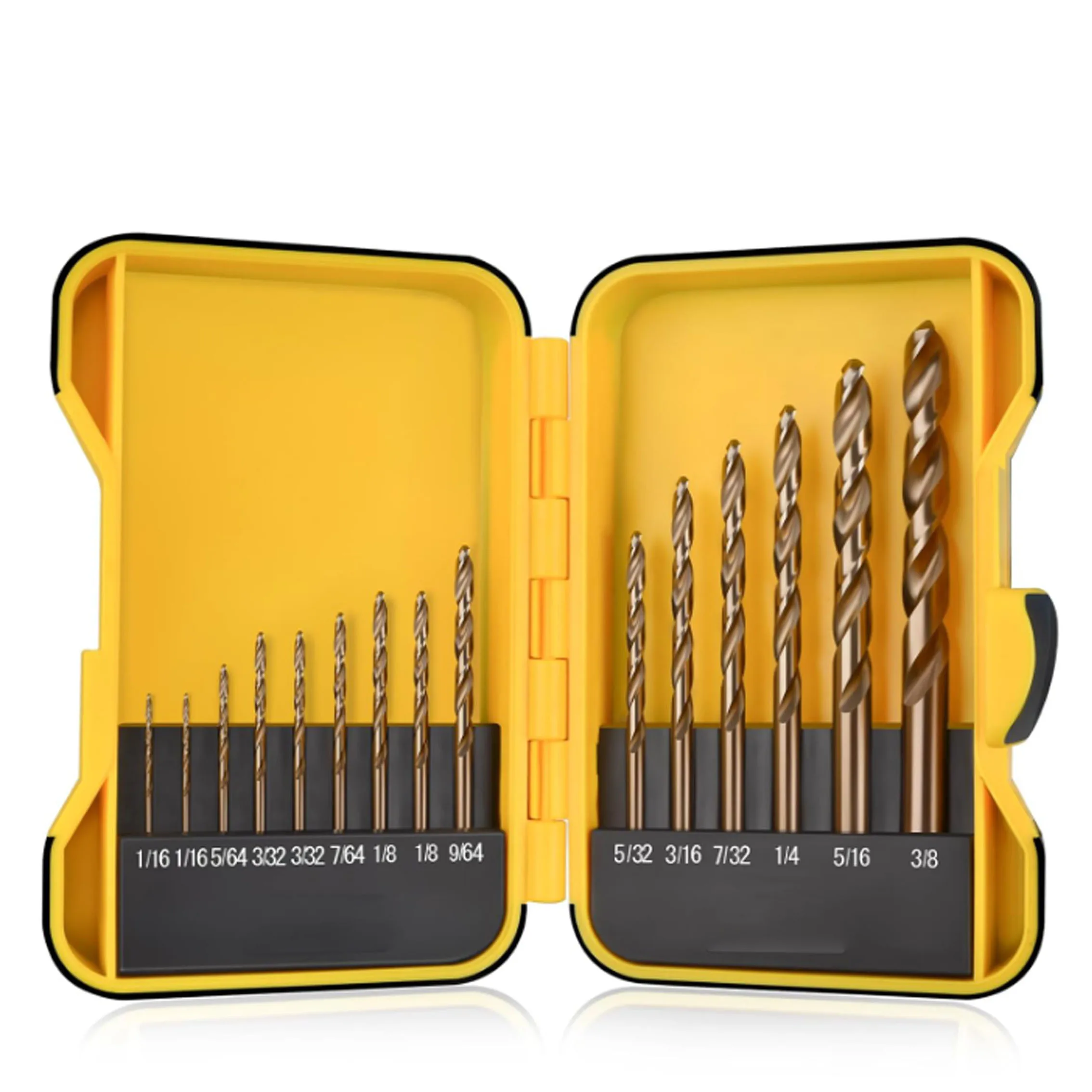 High Quality HSS Cobalt Carbide Twist Drill Bits Set for Drilling Metal