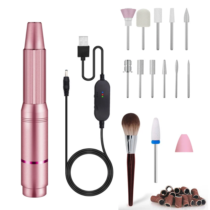 Wholesale Professional Rechargeable Cordless Nail Drill Pen Set Mini Display Personal Manicure Nail Drill Pen Kit