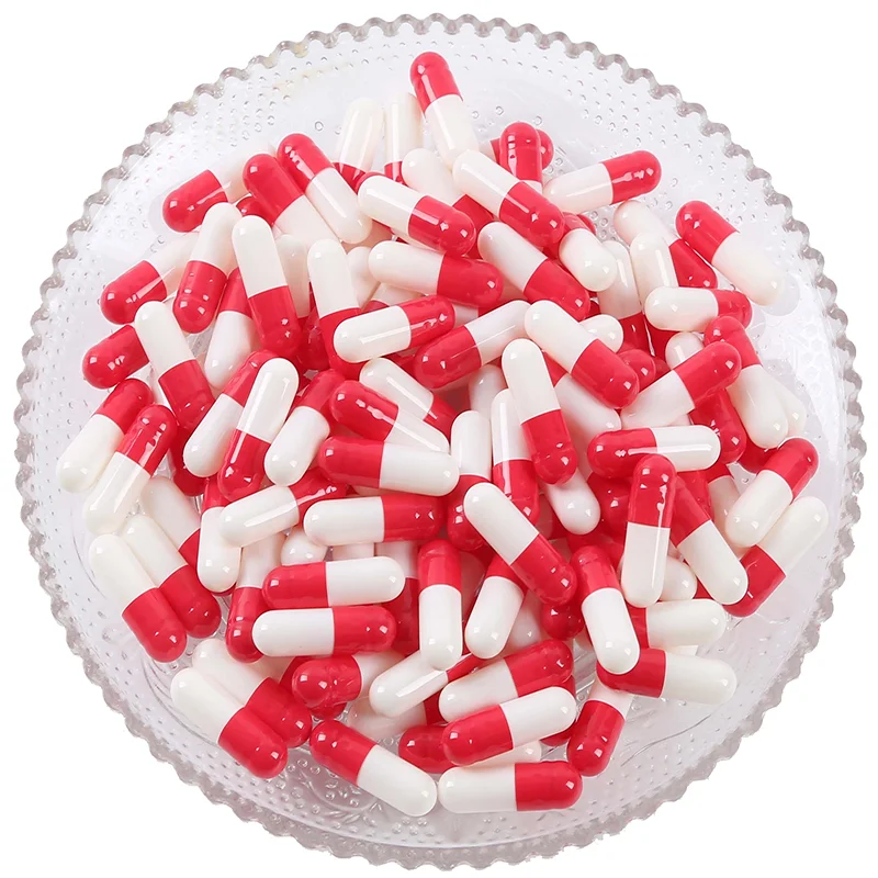 Best Price Size 00/0/1/2/3/4 Empty Time Capsules Empty Capsules Gelatine Capsules Transparent