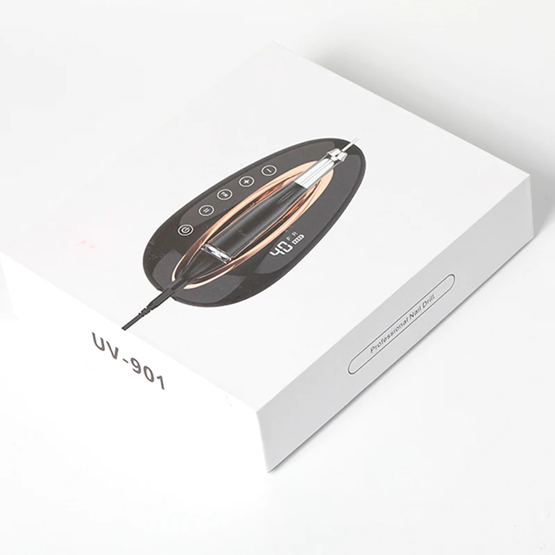 Hot Sell High Speed Strong Electric Nail Drill Machine Professional UV901 Portable 40000Rpm Cordless Brushless Motor Nail Drill