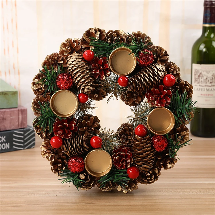 
China wholesale christmas wreath decoration for christmas hanging Ornaments 