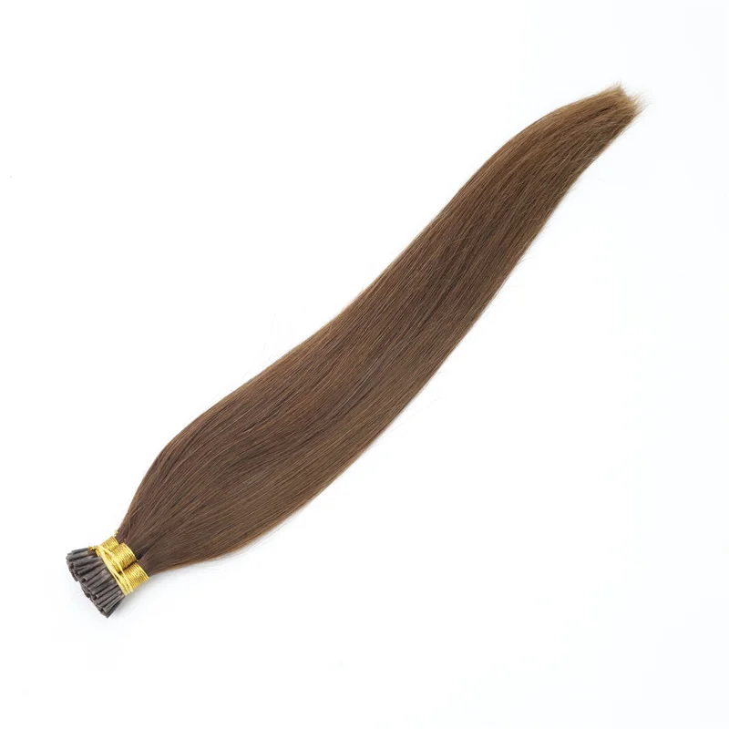 Wholesale Price High Quality Raw Virgin Hair Undetectable I tip hair extensions #4