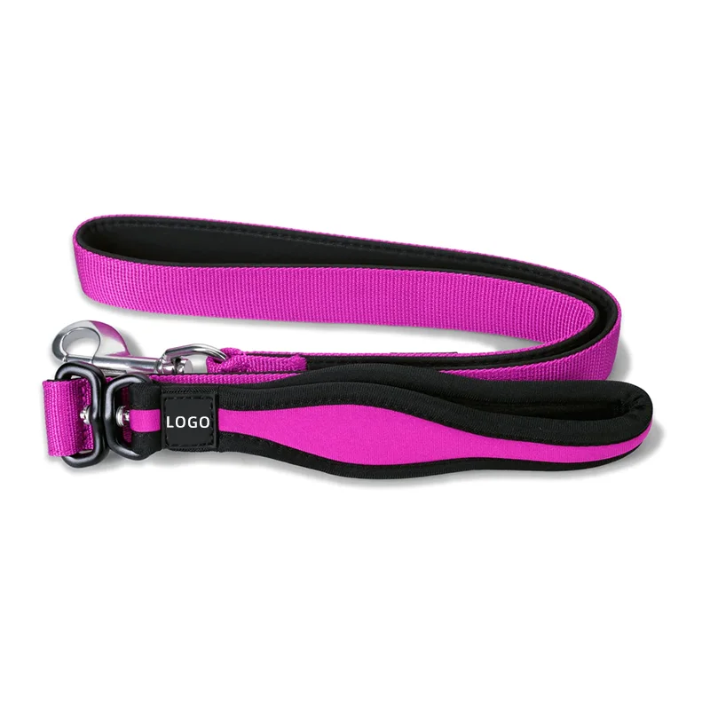 Extremely Anti-Tangle Dog Leash Heavy Duty Nylon Dog Leash Anti-Tangle Mechanism  for Large Medium Dogs Training Running