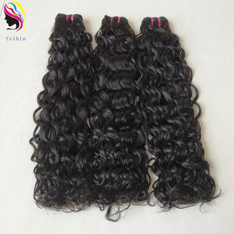 12a Water Wave Double drawn Fumi raw brazilian vietnamese indian virgin vendor 100% human hair bundle