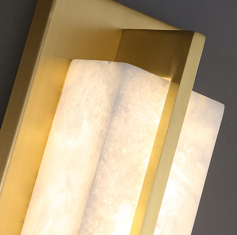 corridor wall lamp contemporary metal wall lamp luxury decorative simple copper marble wall lamp