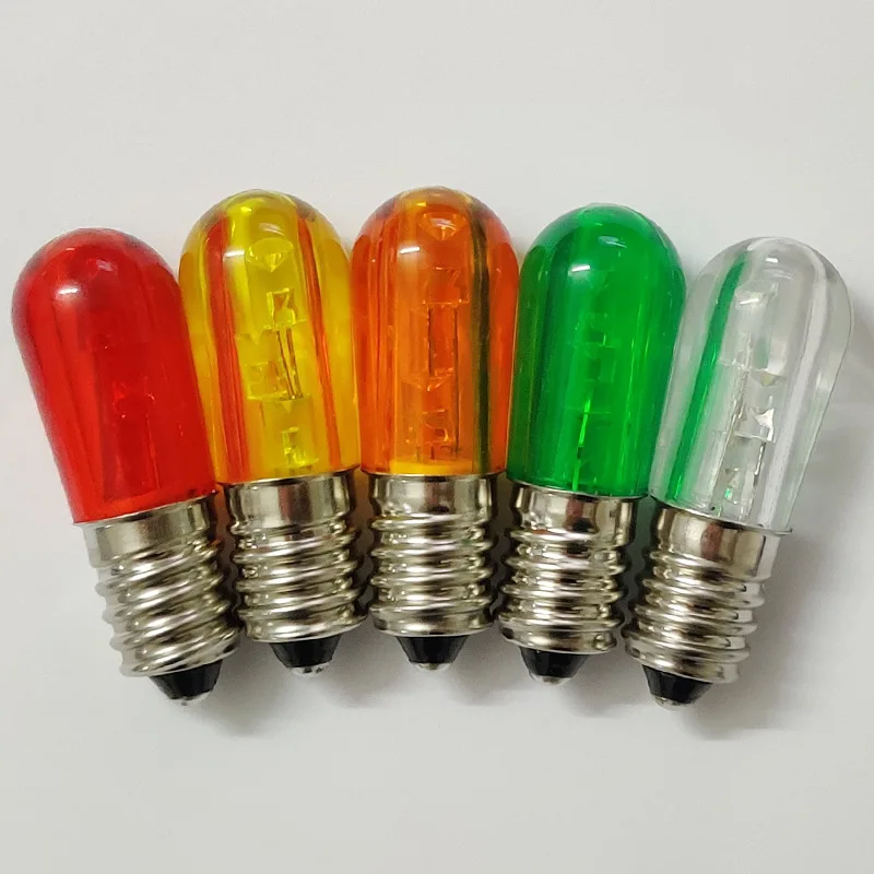 B19 Colorful Papaya Bulb LED Christmas Outdoor Decoration 1FILAMENT Window Display Advertising E14 Base DC/AC Power Garden