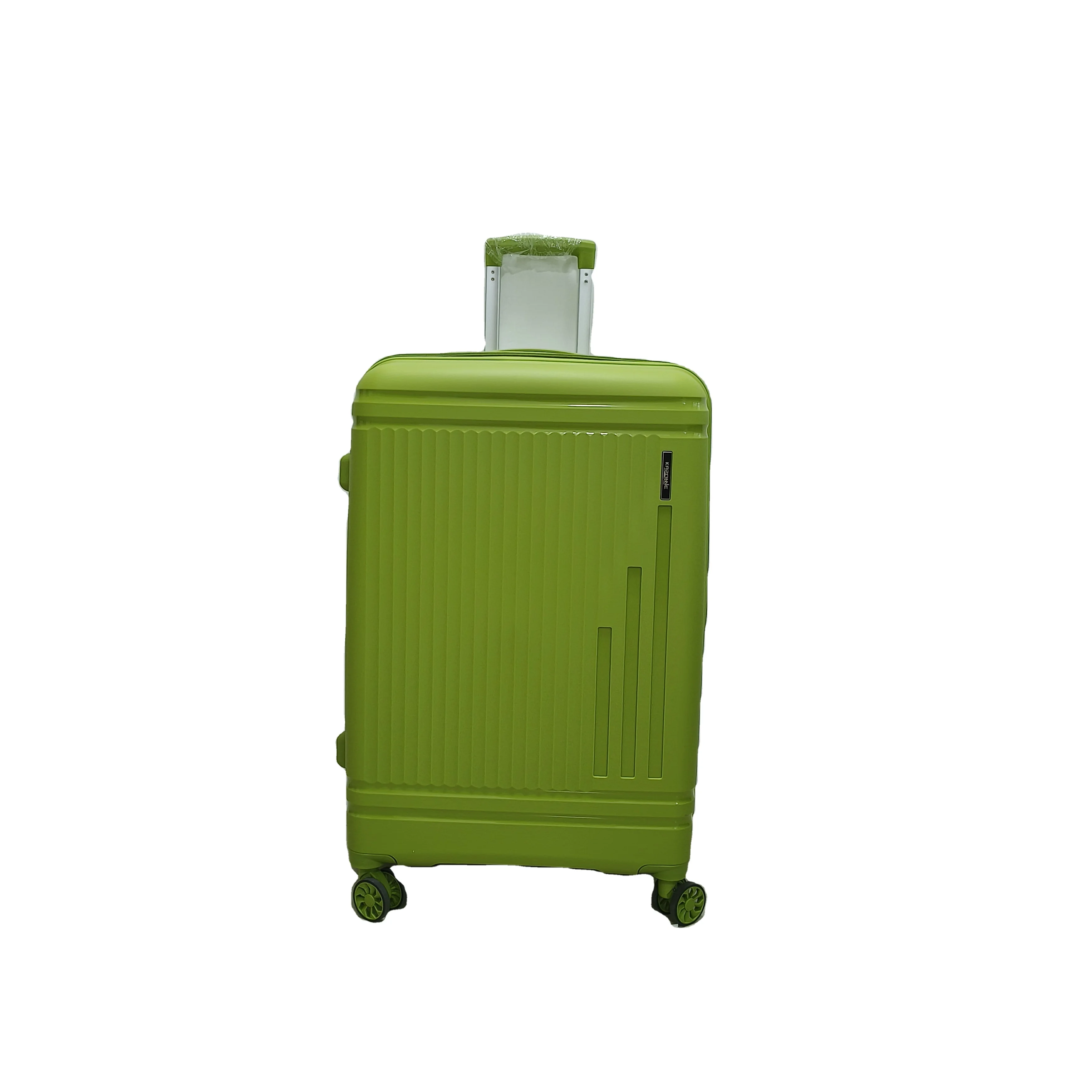 luggage skd set soft Fabric ckd semi-finished used luggage for sale travel bags size 28 unique rolling blank leather tag loop