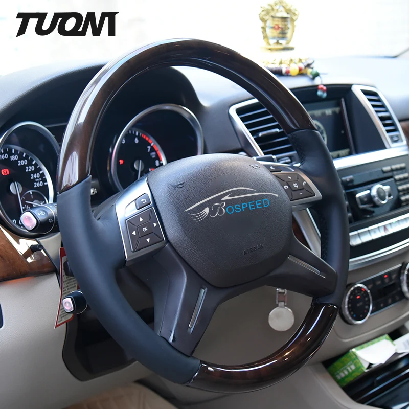 Hot Selling Factory Price Carbon Fiber Fit For Mercedes Benz W166 Wood Steering Wheel