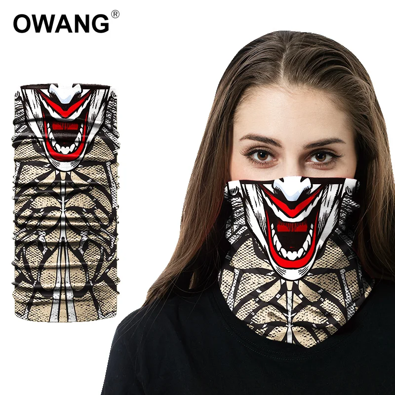 Outdoor Fashion Multifunctional Tube Scarf Skull Seamless Headwear Bandanas