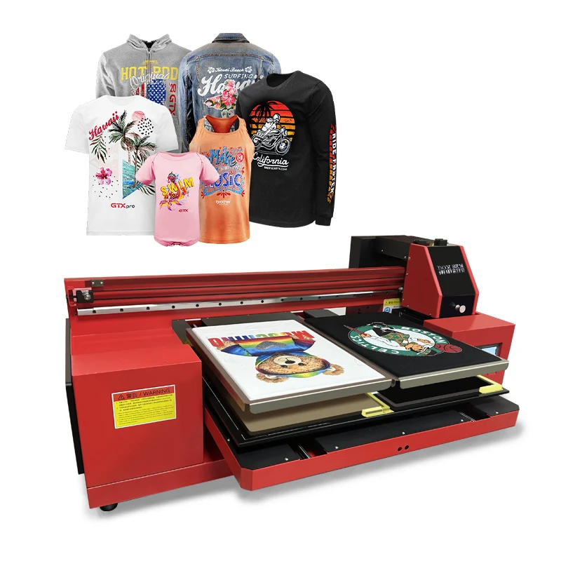DOMSEM Direct To Garment Inkjet DIY Tee Shirt T shirt cotton Fabric Printing Machine Smart Automatic digital DTG Printer