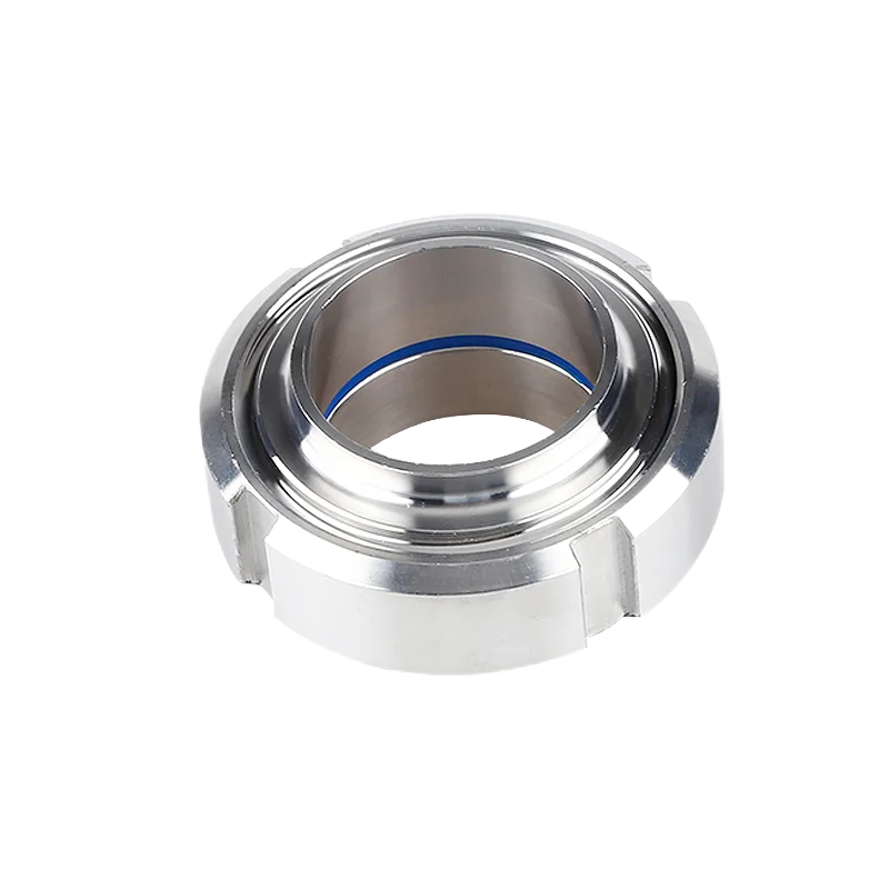 Sanitary SMS loose joint 304 stainless steel round thread butt wire buckle slip knot numerical control by any welding head