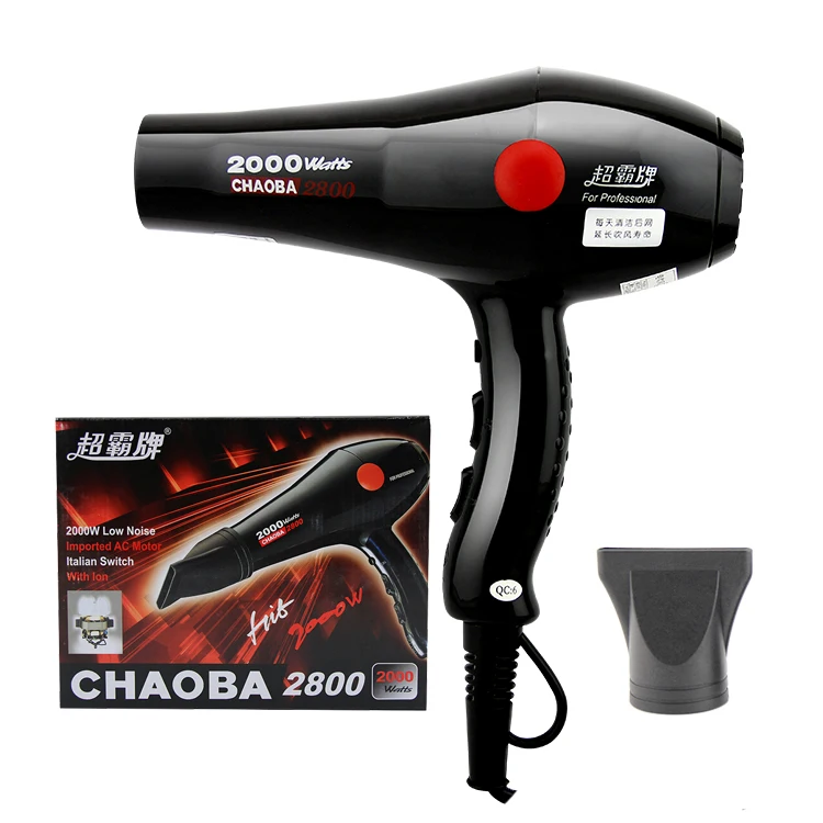 Chaoba hair dryer 2000-2400W Concentrator Nozzle Professional AC Motor Hair Dryer Salon Hair Dryer