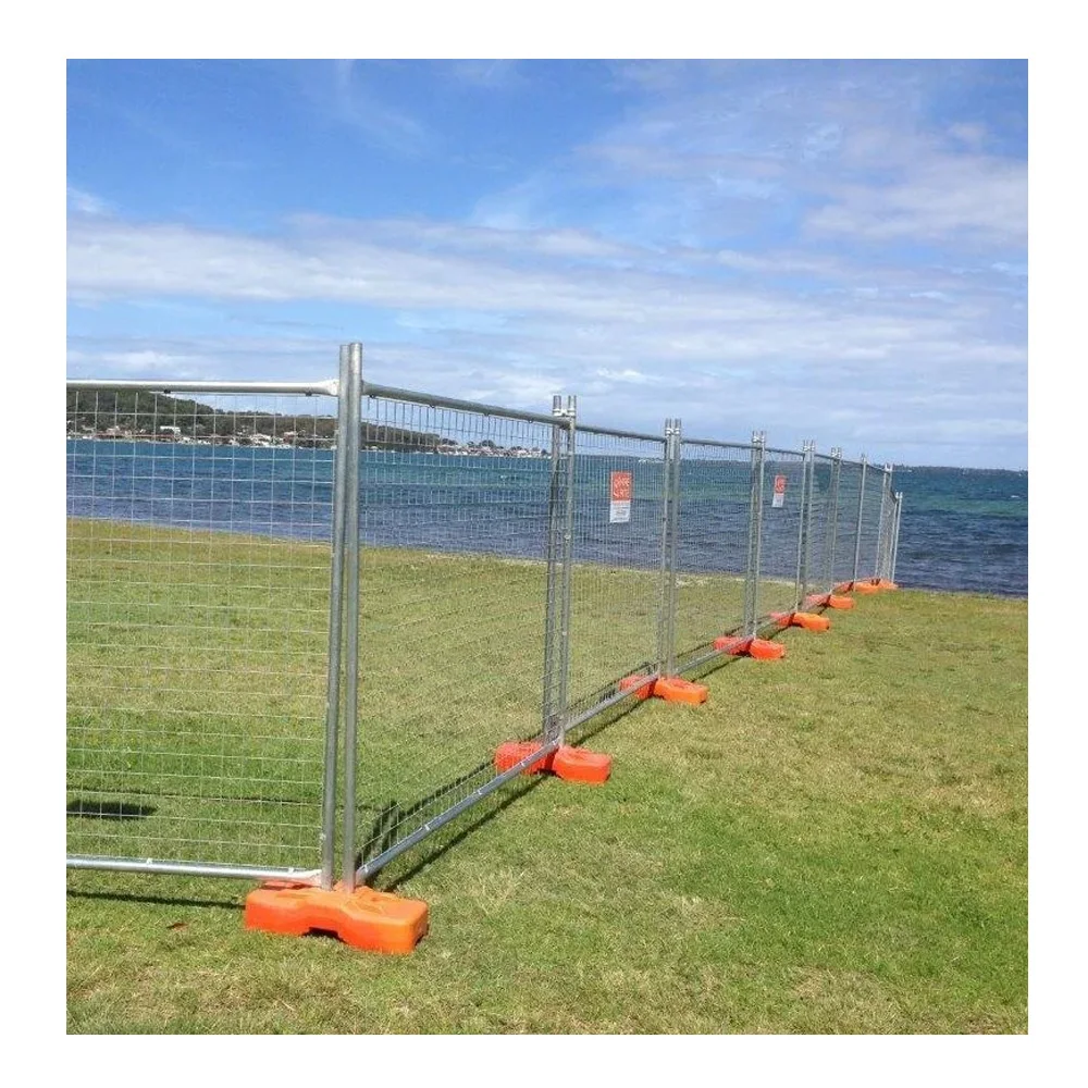 60X150mm mesh opening galvanized 2.1x2.4m australia temporary fence