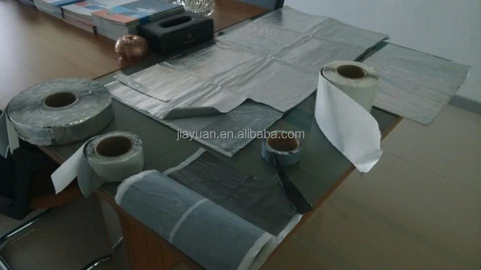 Butyl Rubber Waterproof Tape Non Asphalt Coating Extrusion Machine